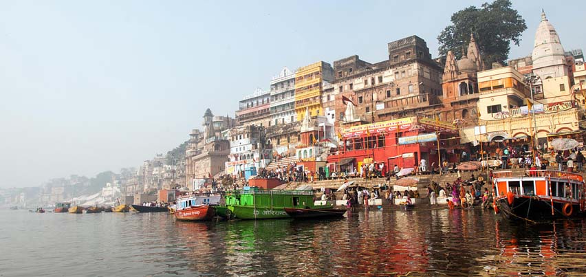 Ahilyabai Ghat, Varanasi, India.