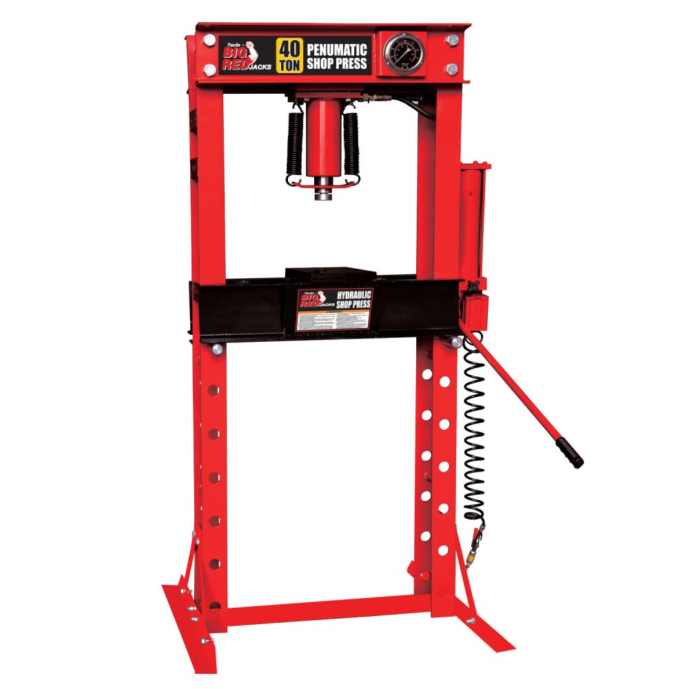Hydraulic Shop Press has a heavy-duty H-frame,great for straightening, stam...